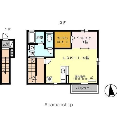 DーROOM M’Sの間取り写真