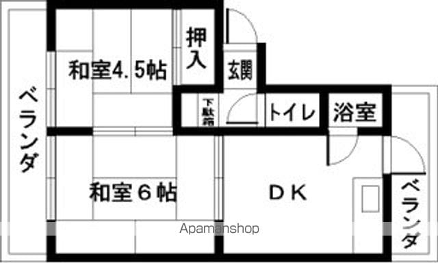 【和歌山市北出島のマンションの間取り】