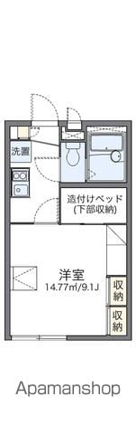 レオパレスカンタービレΑの間取り写真