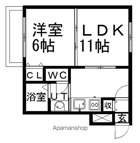 エクシード南郷の間取り写真