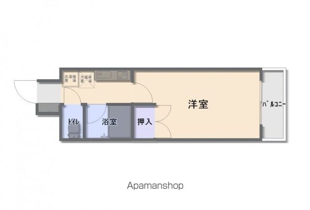 セレッソ竹原の間取り写真
