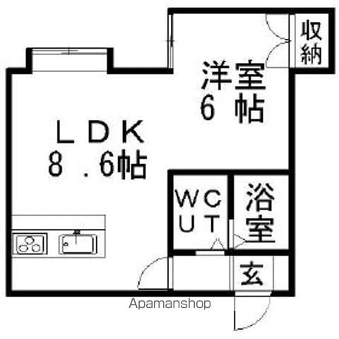 エスコート平岸公園の間取り写真