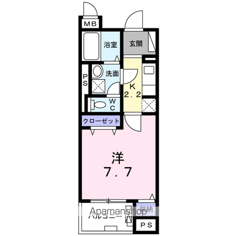 Ｋ．グランツの間取り