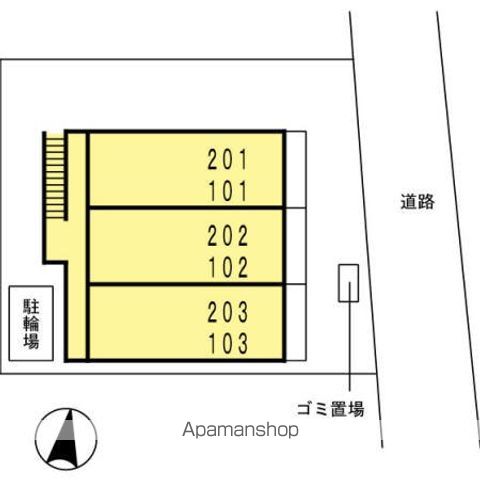 スリーリバー 203 ｜ 東京都杉並区和田３丁目18-15（賃貸アパート1K・2階・25.28㎡） その12