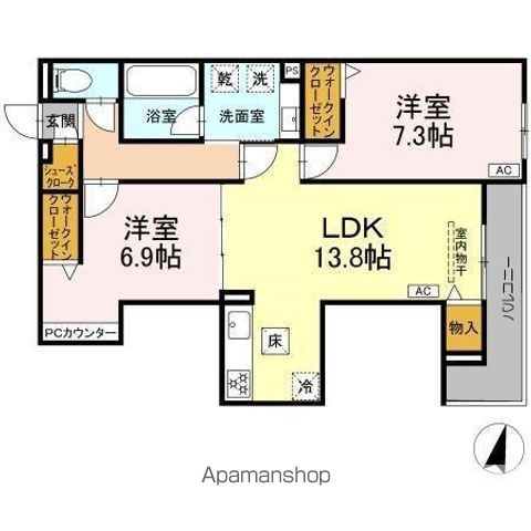 LUVITA上社の間取り写真