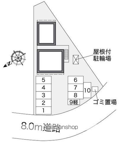 レオパレスヴィーブルⅡ 204 ｜ 福岡県糟屋郡粕屋町花ヶ浦２丁目10-15（賃貸アパート1K・2階・19.87㎡） その22