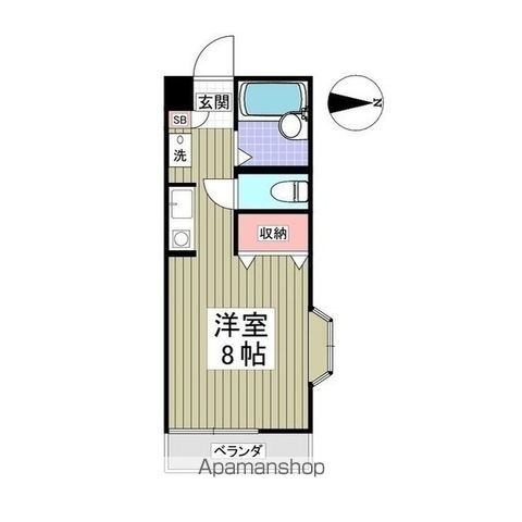 ロックハイツ1の間取り写真