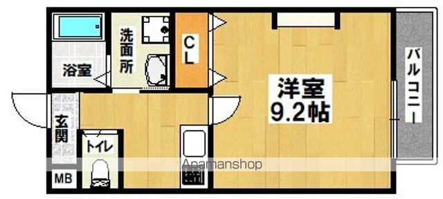 九間町ジーイートワの間取り写真