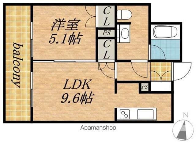 ラフィネタワー札幌南3条の間取り写真