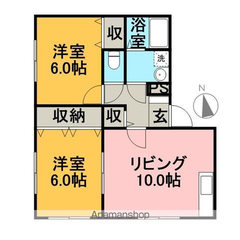 ハイツラベンダ−の間取り写真