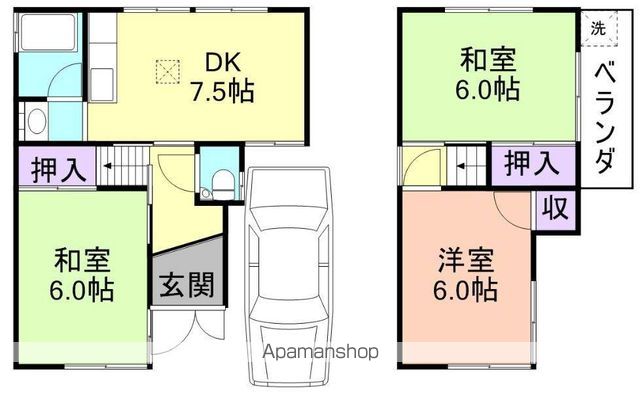 【佐藤様杭ノ瀬一戸建の間取り】