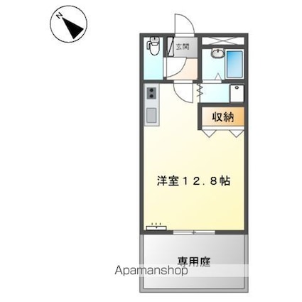 ウルル　２１[1R/29.7m2]の間取図