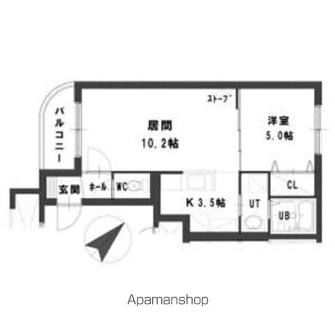 オルムドグランメール琴似の間取り写真