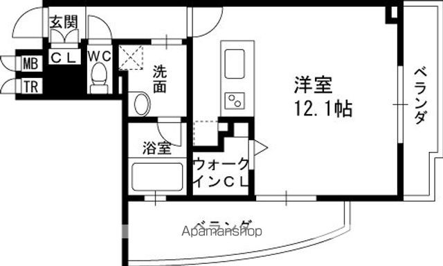 LASANTE京橋の間取り写真