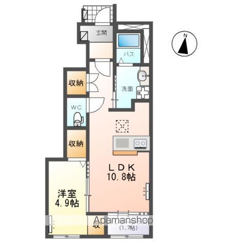 ソレイユⅡの間取り