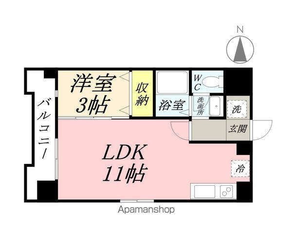 フォンティーヌ弓之町の間取り写真