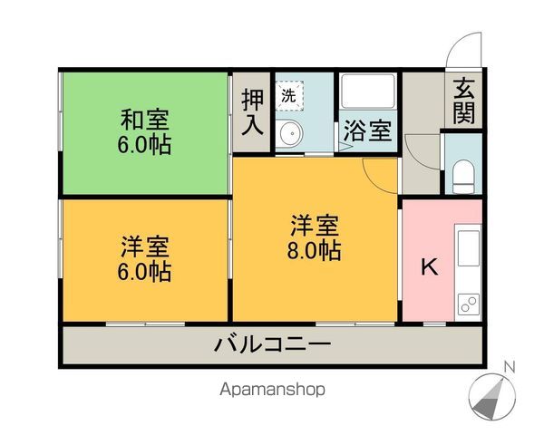 上島ビルの間取り