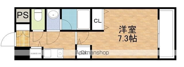 パークフラッツ江坂の間取り写真