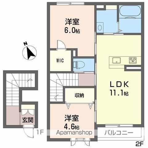 ヴィラ 愛大医学部北の間取り写真