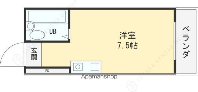 エクセレント上新6の間取り写真