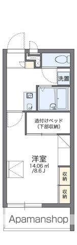 レオパレスアトラス折立Iの間取り写真