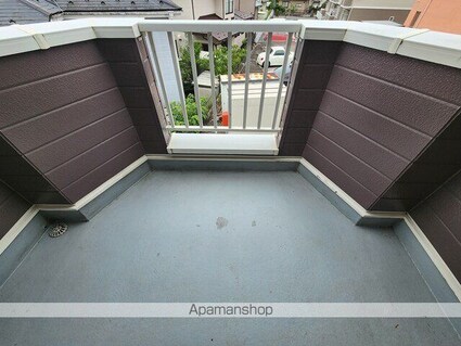 グラシアスＣ[2LDK/58.53m2]のバルコニー