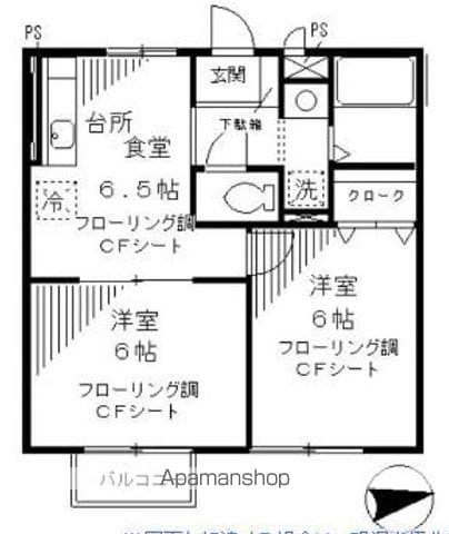 グリーンヒルみのりの間取り写真