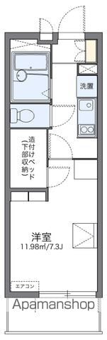 レオパレス南部の間取り写真