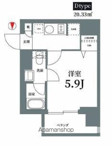 ＬＯＧ武蔵小杉の間取り