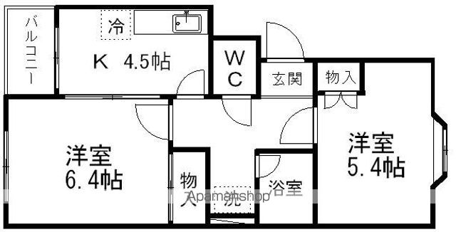 ロイヤルヒルズ南仙台の間取り写真