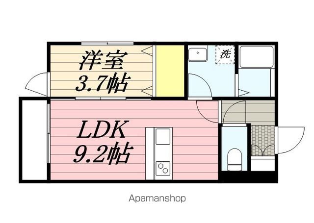 【アシスト　久留米西町の間取り】