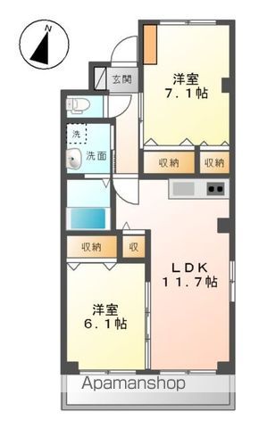 リバーサイド御笠の間取り