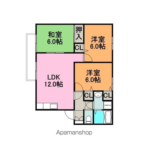 アークアムールIIの間取り写真