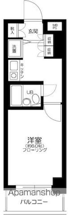 東京都練馬区練馬３丁目[1K/20.02m2]の間取図