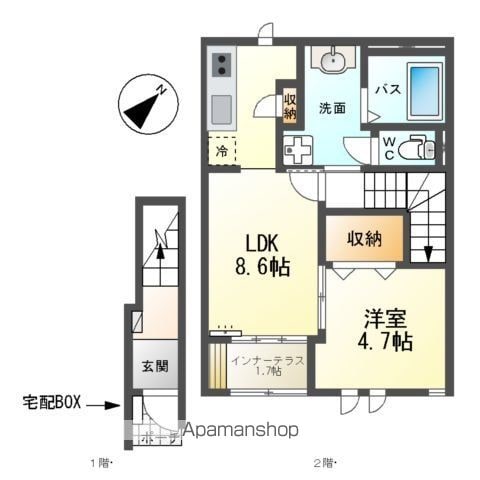 フォレストヴィラIIの間取り写真
