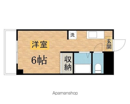 グリーンハイムヴィラながい[1R/20.16m2]の間取図
