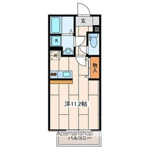 鎌倉市稲村ガ崎のマンションの間取り