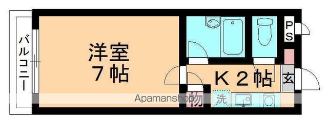 アネックス長洲の間取り写真