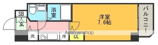 SーRESIDENCE神戸磯上通の間取り写真
