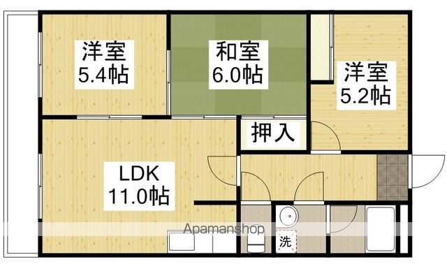 SATOビル三吉5の間取り写真