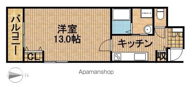 まきの木館うたりの間取り写真