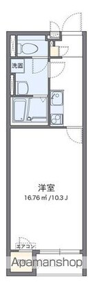 クレイノルピナス[1K/30.24m2]の間取図