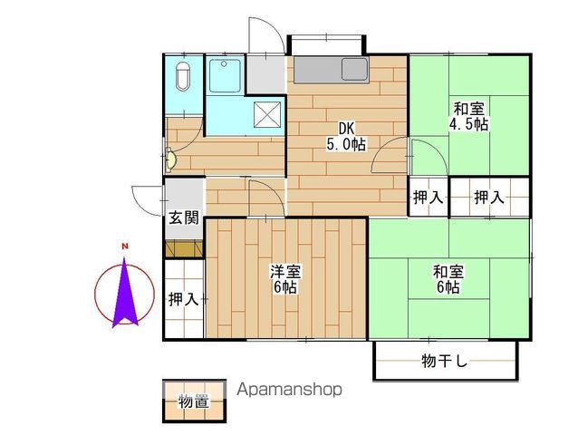 落合住宅の間取り写真