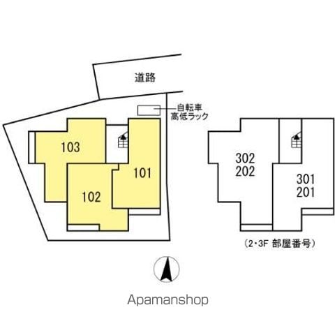 アメジスト東海岸北三丁目 201 ｜ 神奈川県茅ヶ崎市東海岸北３丁目4-1-5（賃貸アパート3LDK・2階・70.57㎡） その18