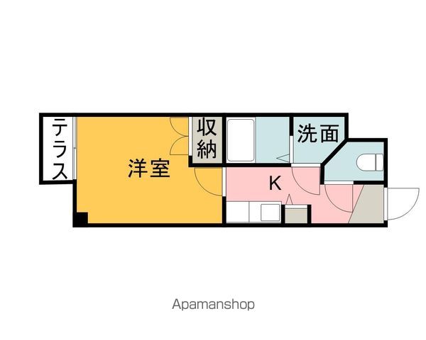 ベルビュー河原町の間取り写真