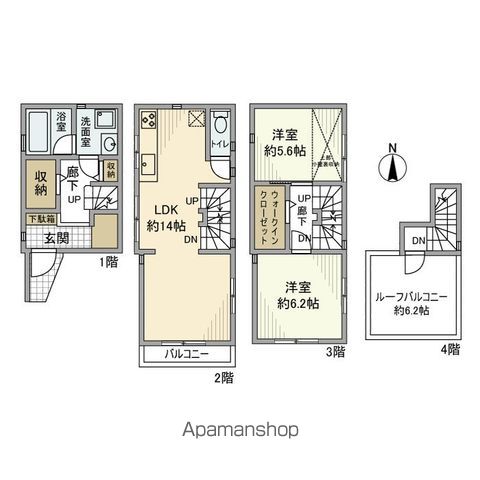 【木場戸建の間取り】