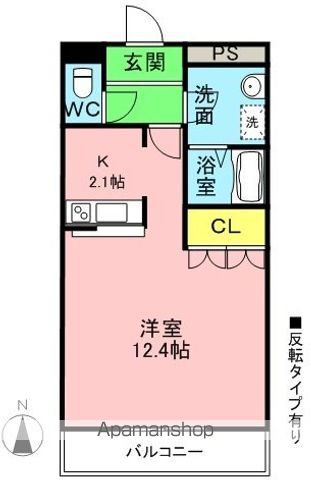 アクアライフ エムズの間取り写真