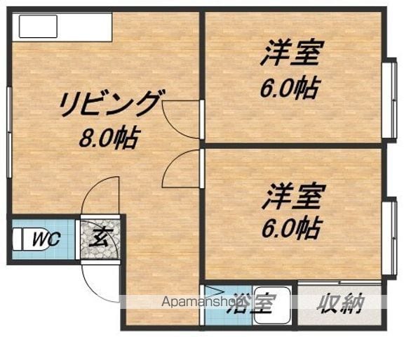 第6森宅建マンションの間取り写真
