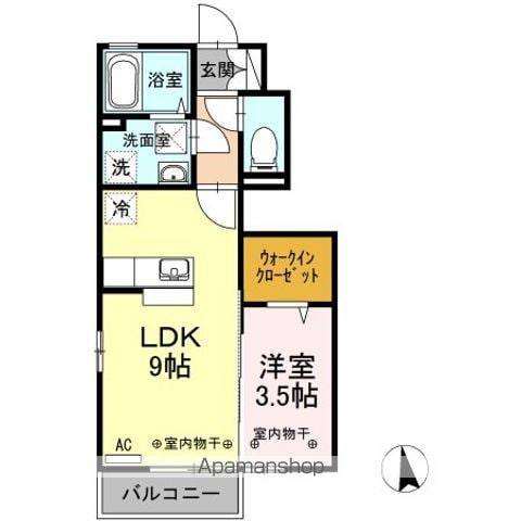 DーROOM本郷町の間取り写真