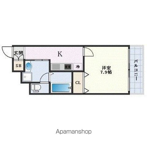 アンプルールフェールドミールの間取り写真